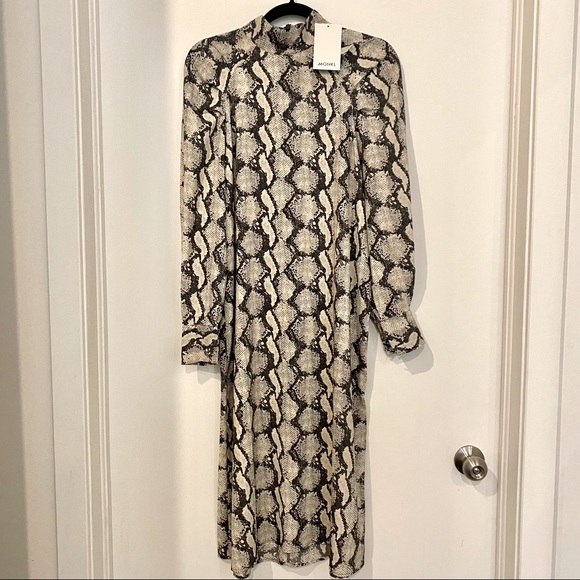 New Monki Midi Grey Dress size S loose - Picture 7 of 7